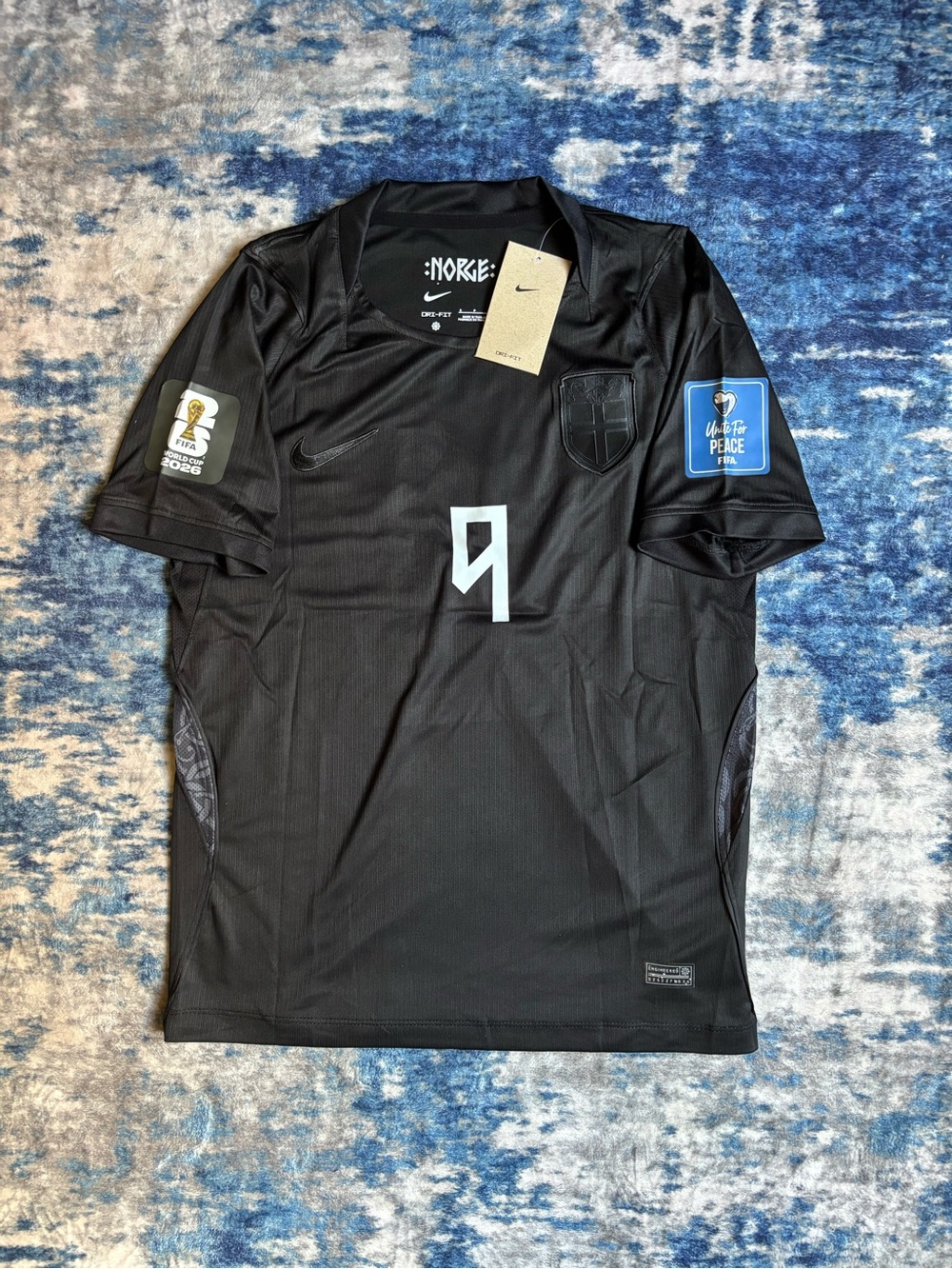 Nike Norway Erling Braut Haaland #9 Away Jersey - 2026 World Cup Edition FIFA